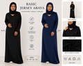 Basic Plain Jersey Abaya
